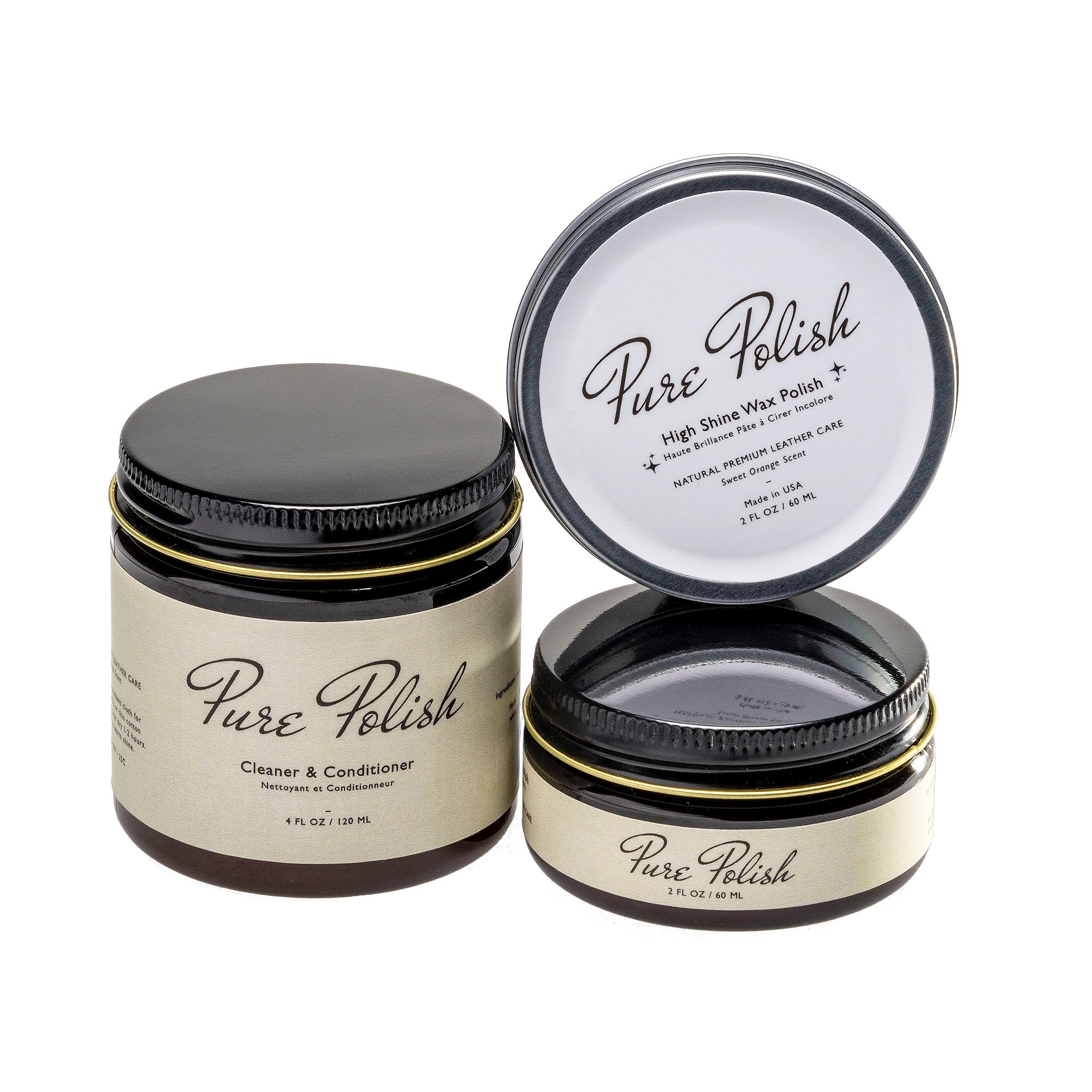 Natural High Shine Shoe Polish Paste / Wax for Shining Shoes and Boots 2oz  Pure Polish Products 